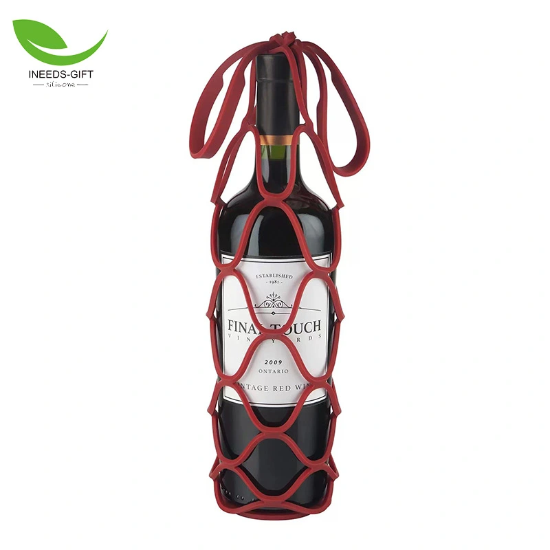 Portabotellas de vino de silicona multifuncional