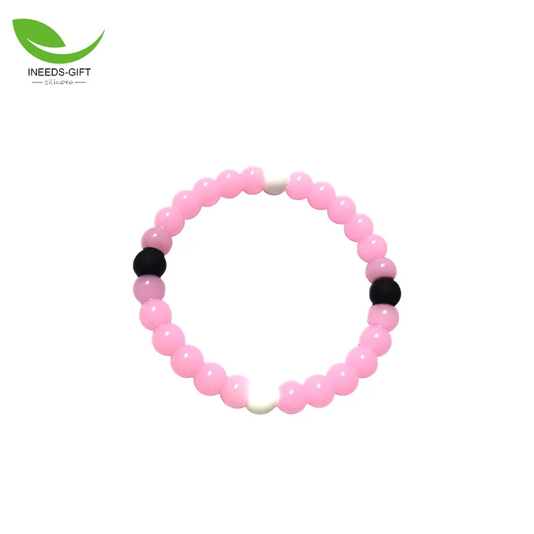 Pulsera de cuentas de silicona