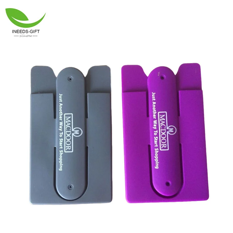 Cartera de silicona para teléfono con soporte