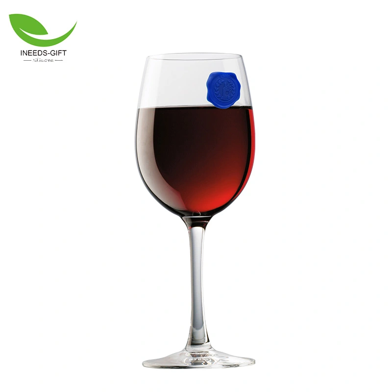 Marcador de copa de vino de silicona